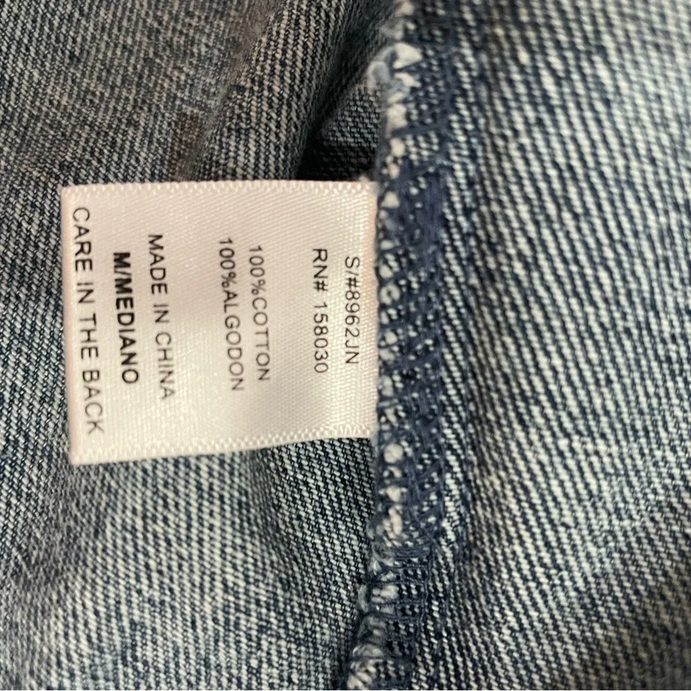 Love Tree Medium Blue Denim Jacket - Picture 8 of 8